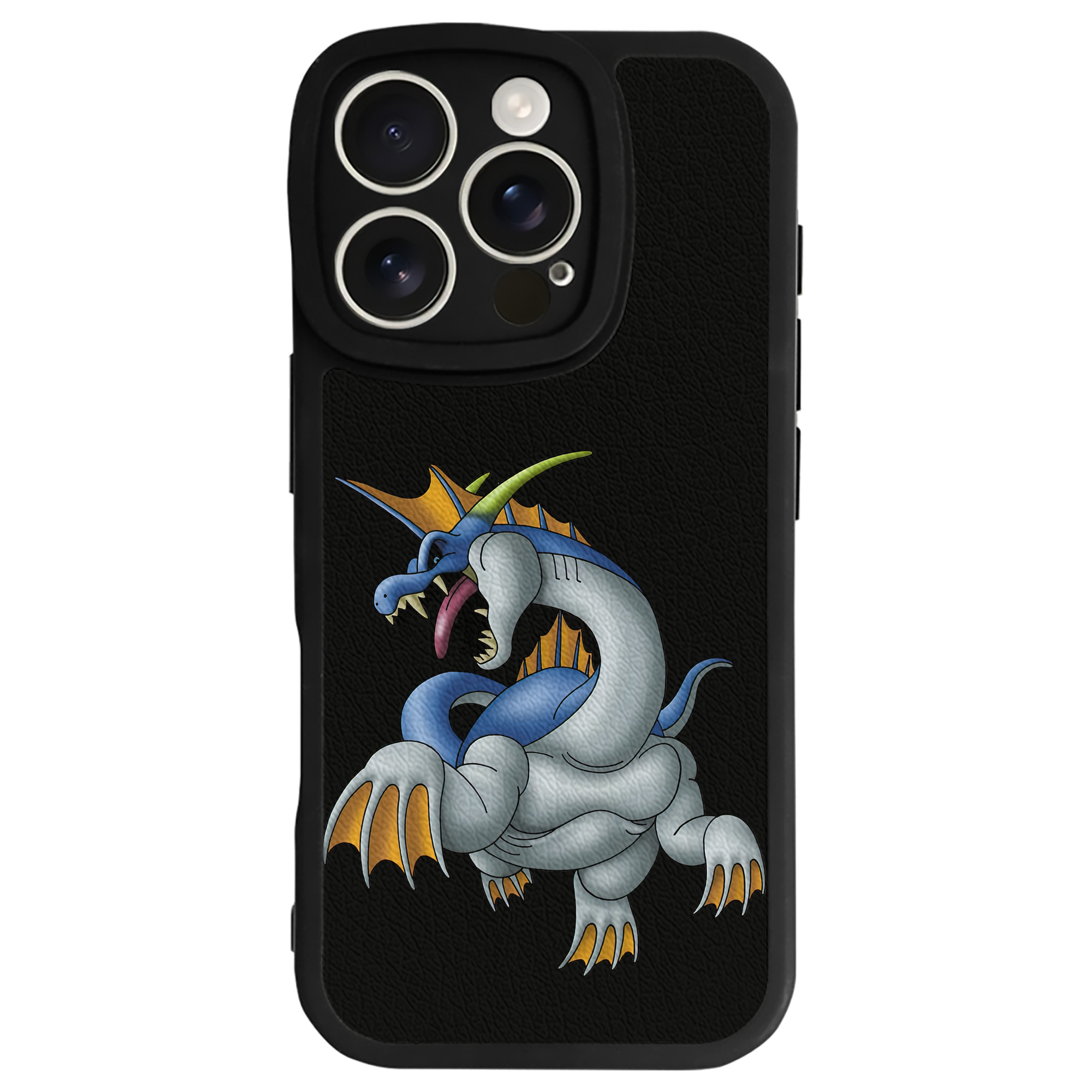 （画像用） ドラゴンクエスト Doragon Kuesuto Dragon Quest 【iPhone 16シリーズ対応】シリコンスマホケース（レザー調） 材質：シリコン